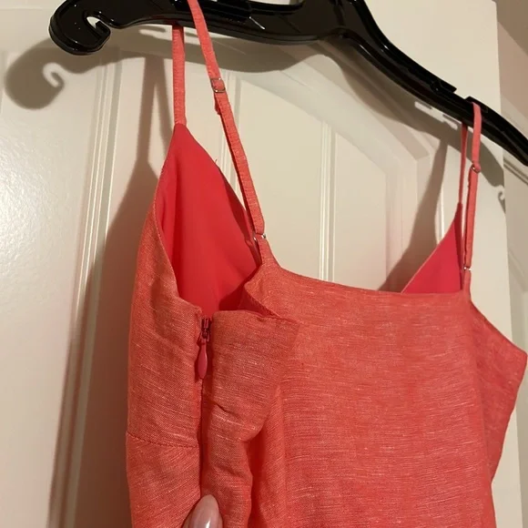 Peach Ruffle Dress - Picture 4 of 5